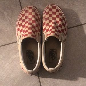 red checkered vans